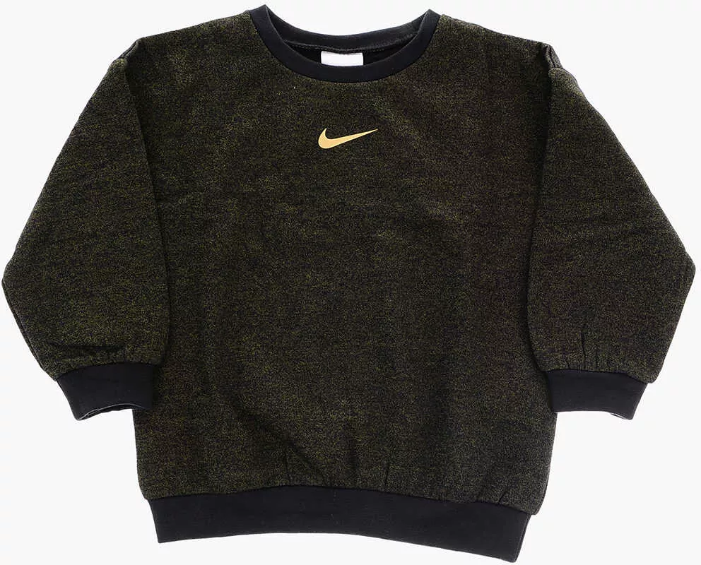 Bluze de trening Nike Lurex Crew-Neck Sweatshirt Black Baieti (BM 9455282) 3