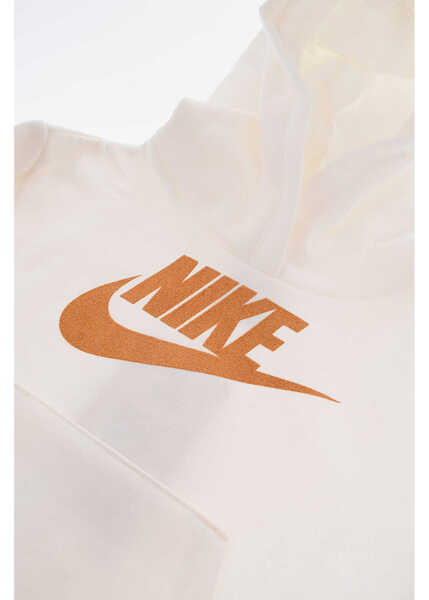 Bluze de trening Nike Glittered Logo Hoodie White Baieti (BM 9455801) 2