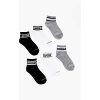 Sosete Set Of 6 Pairs Of Socks With Embroidered Logo Fete