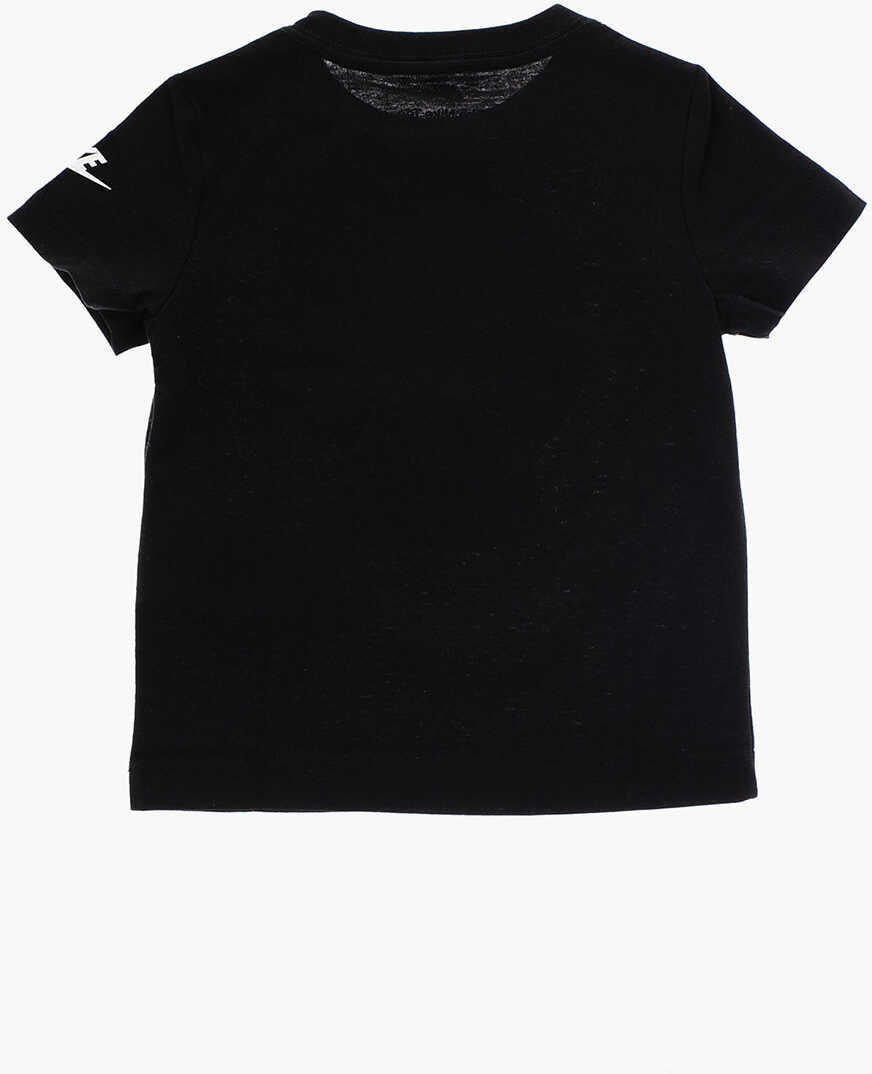 Tricouri Nike Crew-Neck Snow Globe T-Shirt Black Baieti (BM 9456185) 3