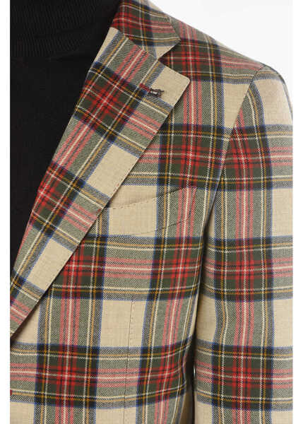 Sacouri CORNELIANI Cc Collection Half-Lined Reward Plaid Check Blazer Multicolor Barbati (BM 9456344) 3