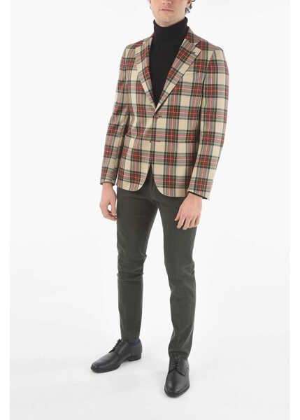 Sacouri CORNELIANI Cc Collection Half-Lined Reward Plaid Check Blazer Multicolor Barbati (BM 9456344) 4