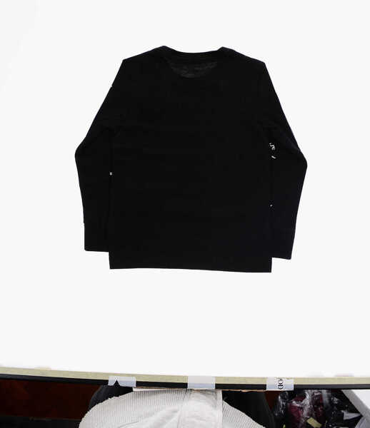 Tricouri Nike Air Long Sleeve Boxy Snowboarding T-Shirt Black Baieti (BM 9458486) 3