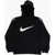 Nike Logoed Side Band Fleeced Cotton Hoodie Black
