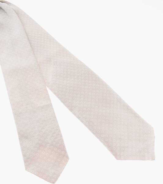 Cravate CORNELIANI Cc Collection Polka Dots Silk Tie Gray Barbati (BM 9458939) 2