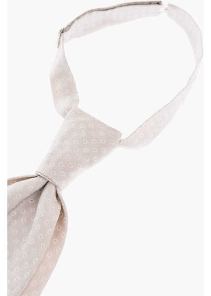 Cravate CORNELIANI Cc Collection Polka Dots Silk Tie Gray Barbati (BM 9458939) 3