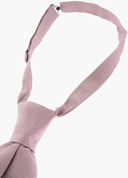 Cravate CORNELIANI Mini Checked Silk Ascot Tie Violet Barbati (BM 9458975) 2