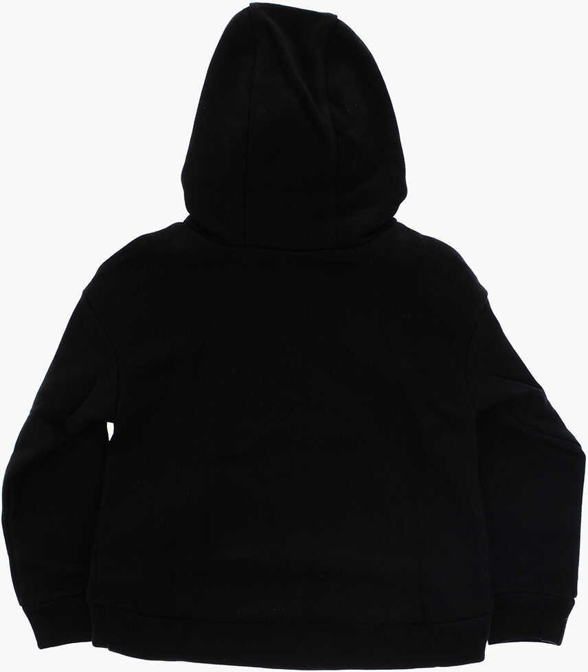 Bluze de trening Nike Fleeced Cotton Hoodie Black Baieti (BM 9459272) 3
