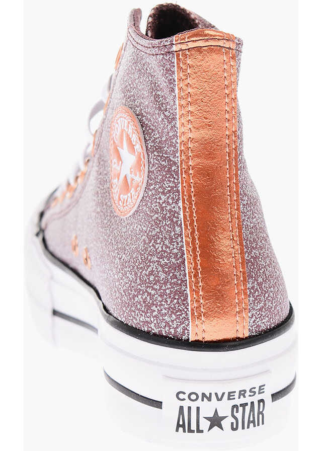 Sneakers Converse All Star Chuck Taylor 4Cm Glittered High-Top Sneakers Pink Femei (BM 9460355) 3