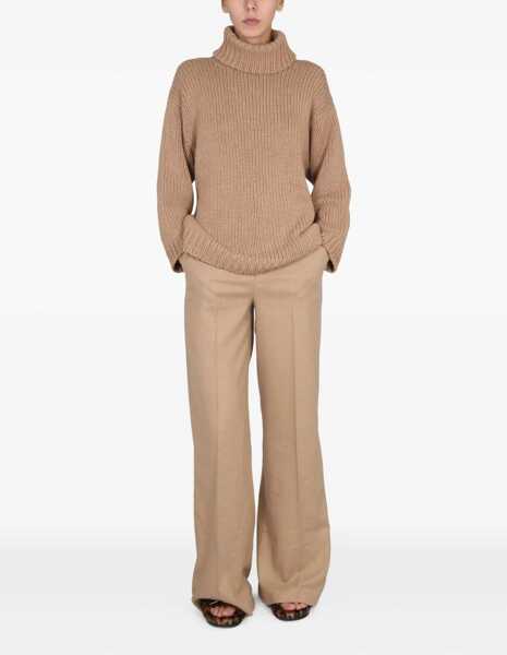 Pantaloni casual RED VALENTINO Flared Pants BEIGE Femei (BM 9460511) 2