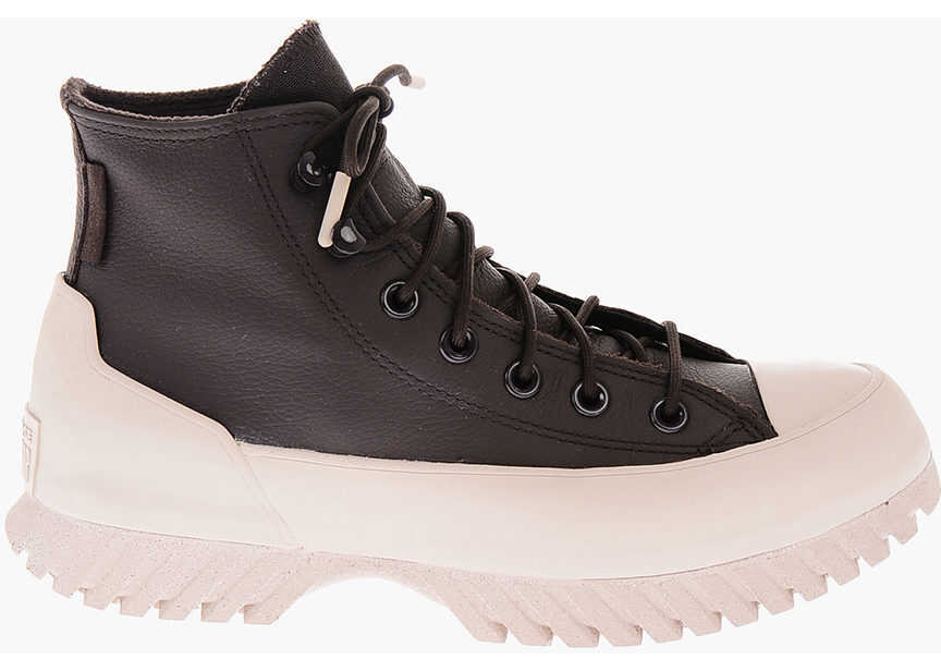 Sneakers Converse All Star Chuck Taylor 5,5 Textured Leather High Top Sneaker White Femei (BM 9461036) 2