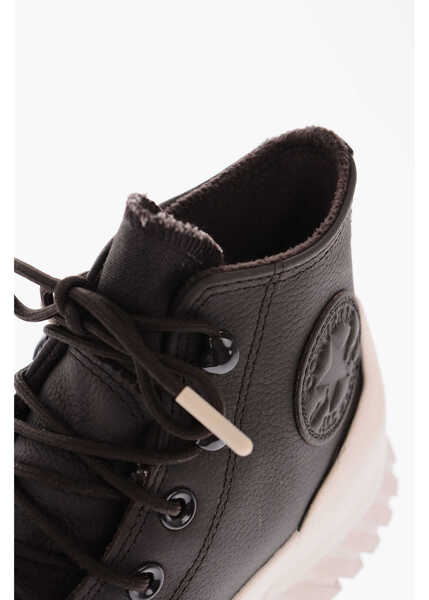 Sneakers Converse All Star Chuck Taylor 5,5 Textured Leather High Top Sneaker White Femei (BM 9461036) 3