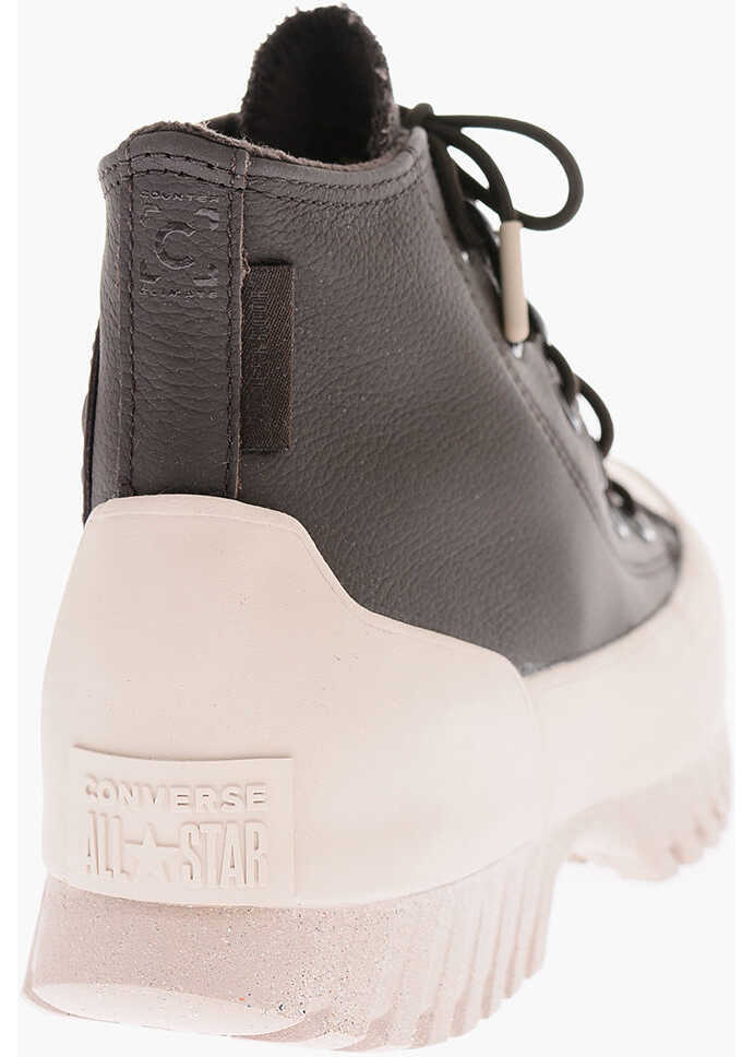 Sneakers Converse All Star Chuck Taylor 5,5 Textured Leather High Top Sneaker White Femei (BM 9461036) 4