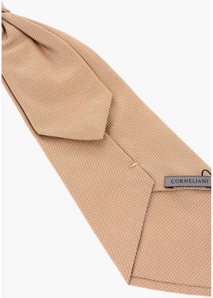 Cravate CORNELIANI Solid Color Silk Ascot Tie Beige Barbati (BM 9461072) 3