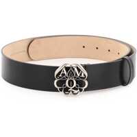 Curele 'Seal Logo' Leather Belt Femei