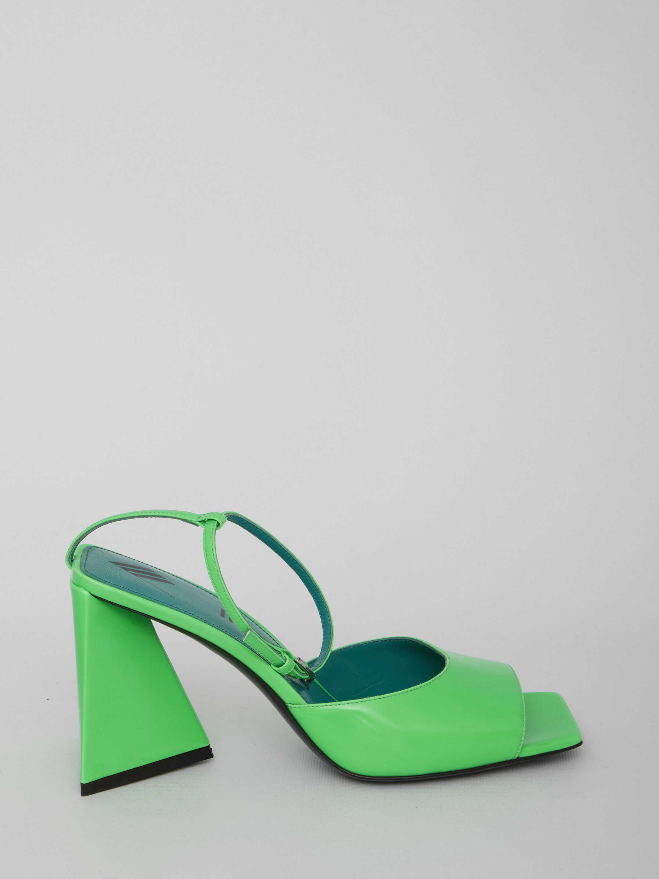 THE ATTICO Piper Sandals Green