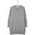 Palm Angels Crew-Neck Knitted Dress Gray