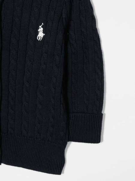 Cardigane Ralph Lauren MINI CABLE-TOPS-SWEATER Blue Fete (BM 9467504) 3