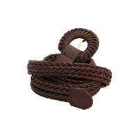 Curele pentru Fete - Curele Monnalisa BRAIDED BROWN BELT Brown Fete (BM 9467786) - B-mall.ro