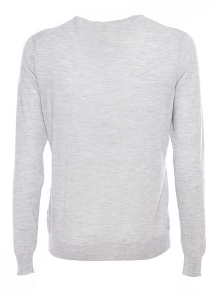 Pulovere casual Fedeli V-neck pullover Gray Barbati (BM 9468248) 4