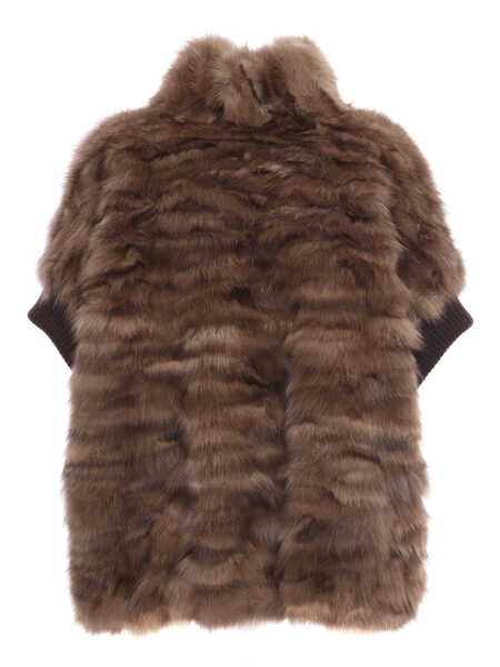 Geci de iarna Annabella Pellicceria Ariel sable vest Brown Femei (BM 9470867) 2