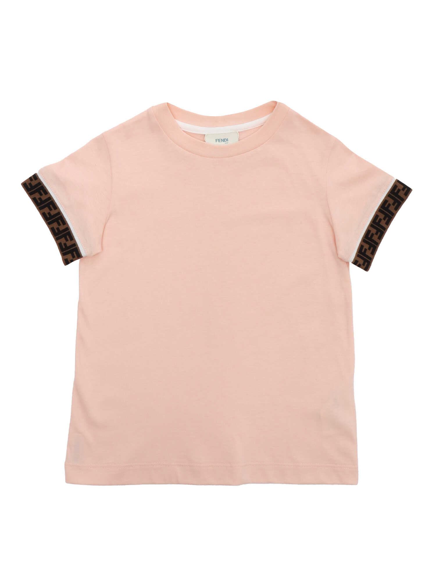 Fendi FF edges T-shirt Pink