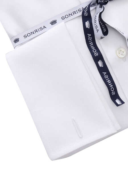 Camasi casual Sonrisa Classic shirt White Barbati (BM 9471995) 2