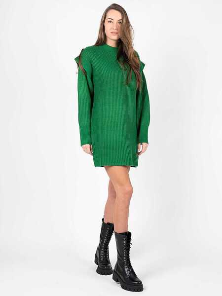 Rochii casual Silvian Heach PGA22120VE Zielony Femei (BM 9480767) 2
