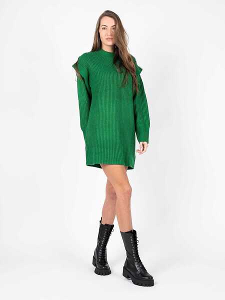 Rochii casual Silvian Heach PGA22120VE Zielony Femei (BM 9480767) 8