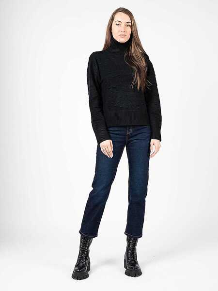 Tricouri Silvian Heach PGA22130LU Czarny Femei (BM 9480770) 2