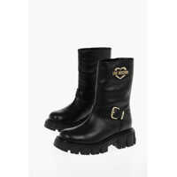 Botine Love 5 Cm Chunkly Sole Wtassel50 Booties With Golden Logo* Femei