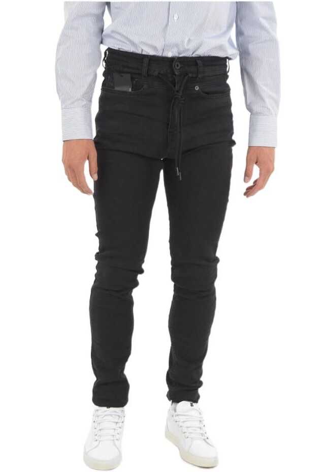 Diesel Black Gold Slim Jeans Type-276 With Drawstrings Black