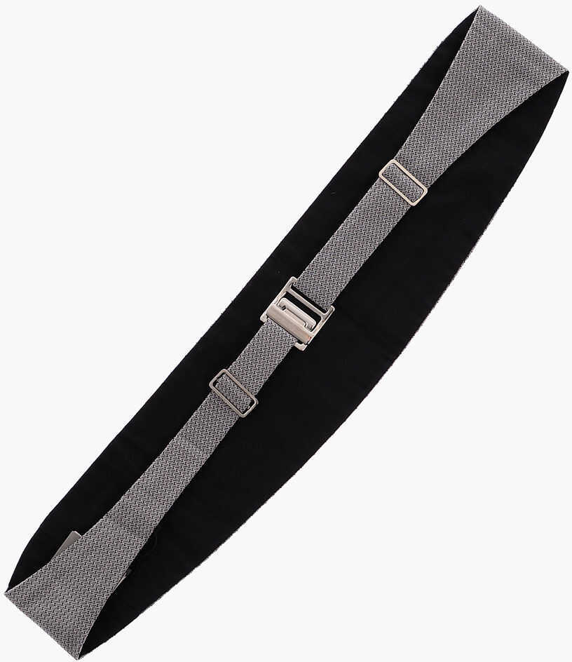 Curele CORNELIANI Patterned Silk Cummerbund Gray Barbati (BM 9485594) 2