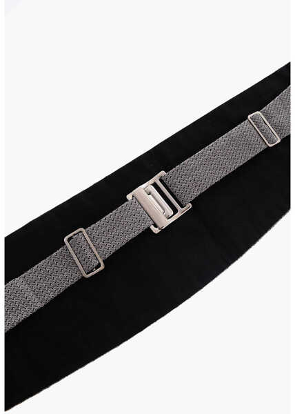 Curele CORNELIANI Patterned Silk Cummerbund Gray Barbati (BM 9485594) 3