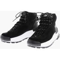 Sneakers Suede City High Top Sneakers With Contrasting Sole Femei