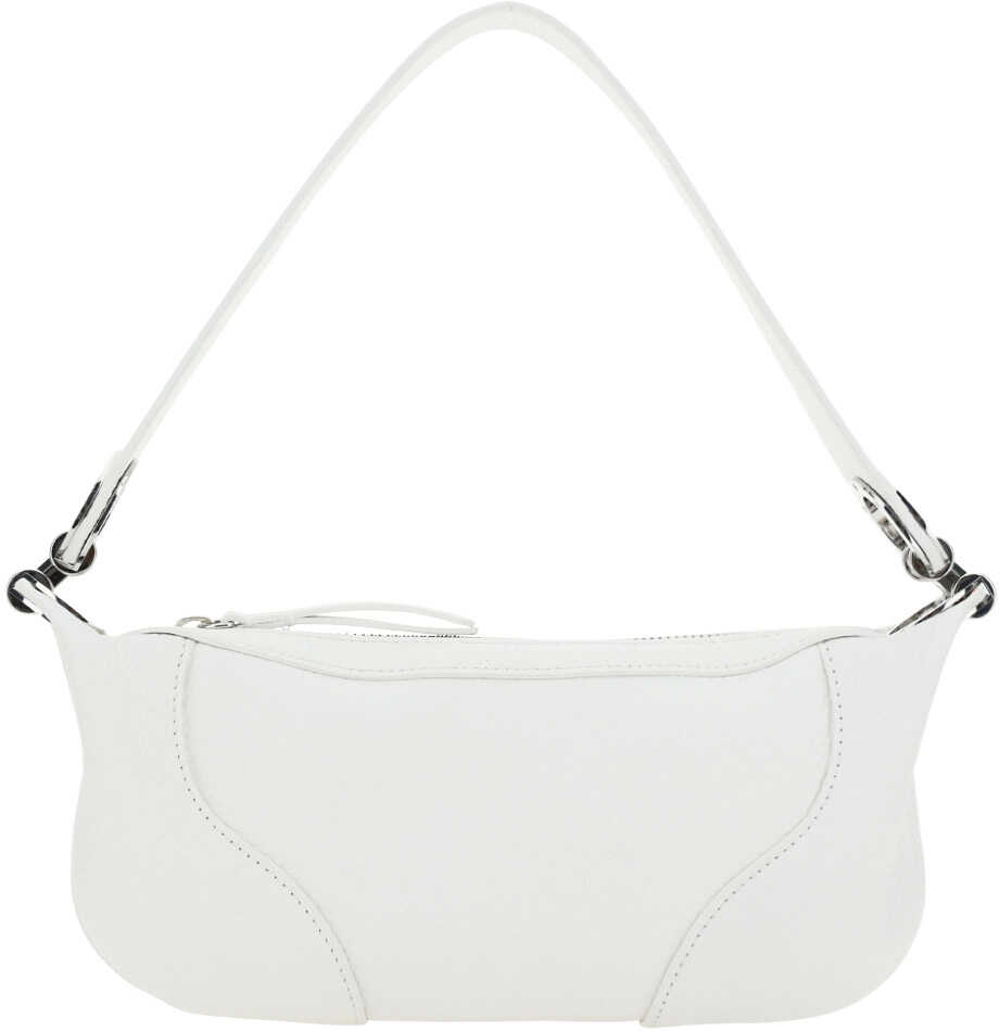 BY FAR Mini Amira Shoulder Bag WHITE