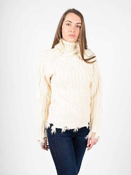 Tricouri Silvian Heach CVA22097LU Kremowy Femei (BM 9486182) 3