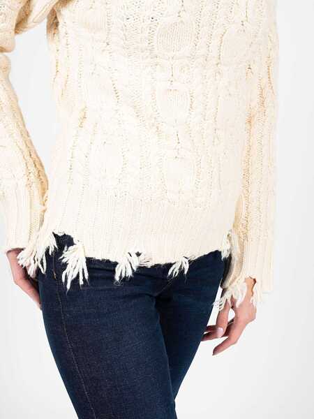 Tricouri Silvian Heach CVA22097LU Kremowy Femei (BM 9486182) 7