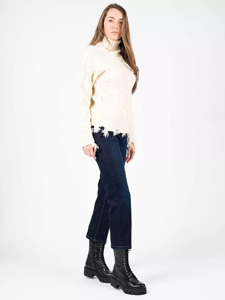 Pantaloni casual Silvian Heach Slim PGA22223JE Granatowy Barbati (BM 9488015) 4