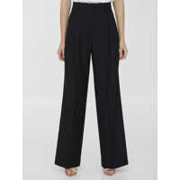 Pantaloni Wide-Leg Wool Trousers Femei