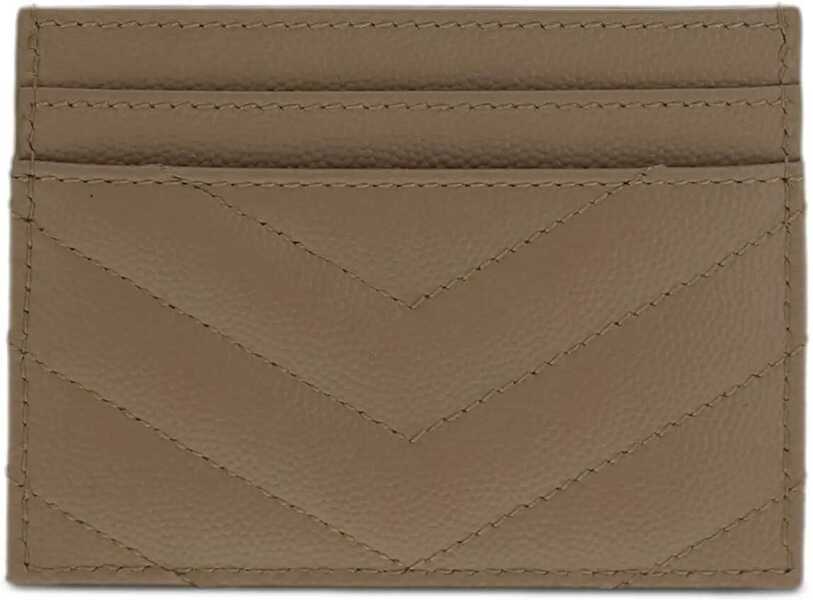 Portofele Saint Laurent Card Holder DARK BEIGE Femei (BM 9489062) 2