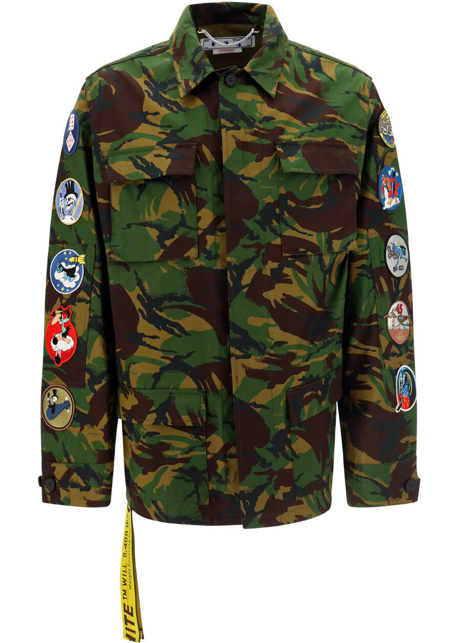 Off-White Patch Field Jacket ARMY GREEN