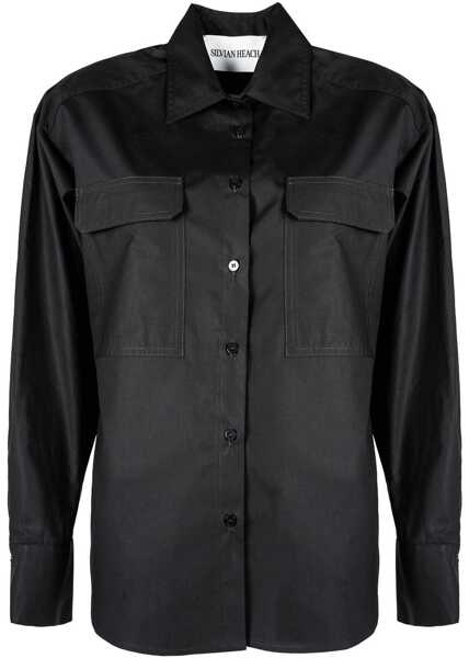 Tricouri Silvian Heach PGA22454CA Czarny Femei (BM 9489260) 5