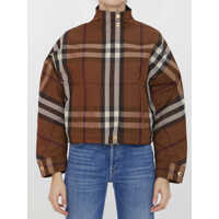 Bomber jacket Check Nylon Jacket Femei