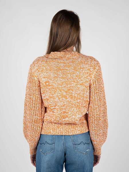 Tricouri Silvian Heach PGA22002MA Pomaraczowy Femei (BM 9489476) 4