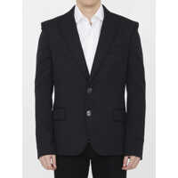 Sacouri Double-Breasted Wool Jacket Barbati