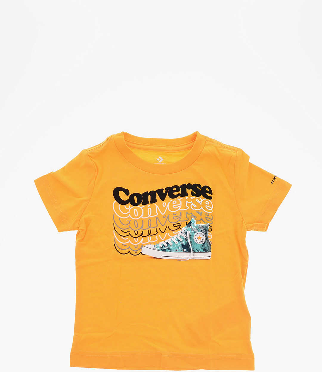 Converse All Star Chuck Taylor Printed Crew-Neck T-Shirt Yellow