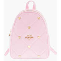 Rucsacuri Love Quilted Faux Leather Backpack With Golden Details Femei