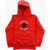 Converse All Star Chuck Taylor Fleeced Cotton Hoodie With Patch Pocke Red