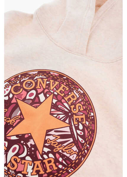 Bluze de trening Converse All Star Chuck Taylor Fleeced Cotton Hoodie Beige Baieti (BM 9493466) 2